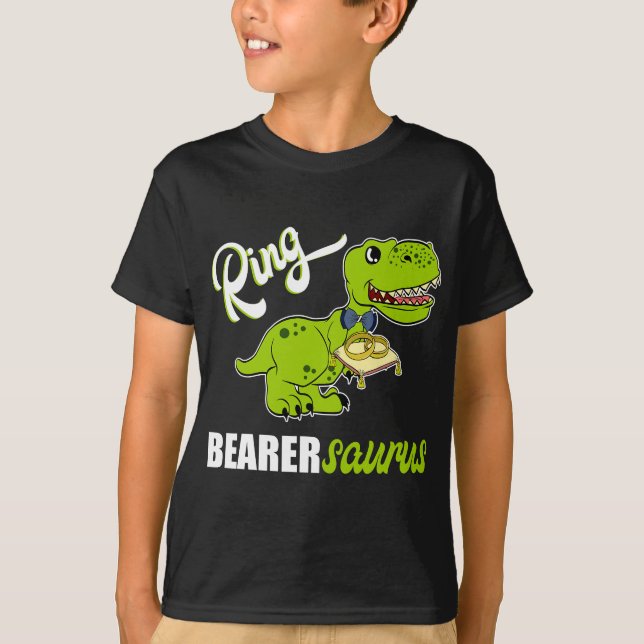 Camiseta Regalo de fiesta de boda de rex de dinosaurio para (Anverso)