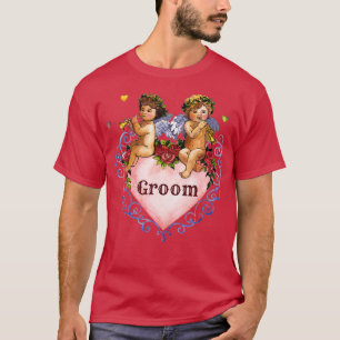 Camiseta Regalo de fiesta de bodas novio ángeles corsarios 