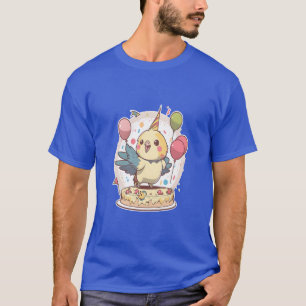 Camiseta Regalo de Fiesta de Cockatiel Birthday Parrot Bird