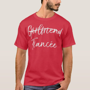 Camiseta Regalo de fiesta de compromiso lindo para mujeres 