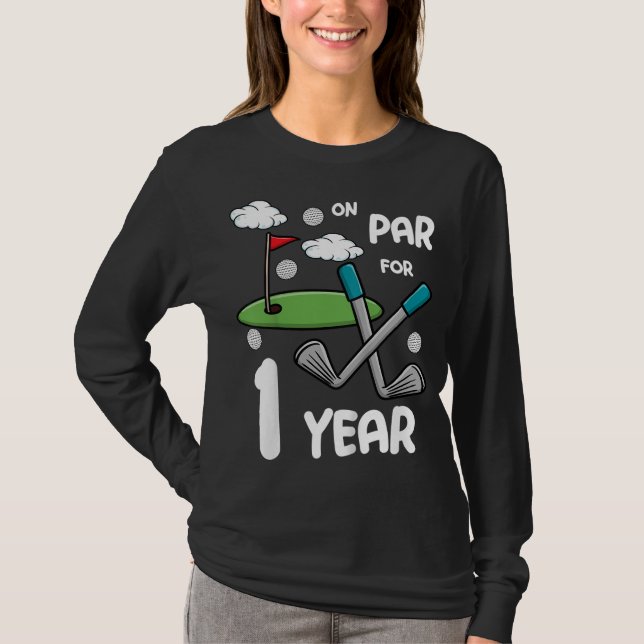 Camiseta Regalo de fiesta de cumpleaños de golf para niños  (Anverso)