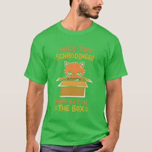 Camiseta Regalo de física cuántica para un fanático de Schr