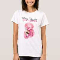 Regalo de flamenco de color rosa exótico moderno
