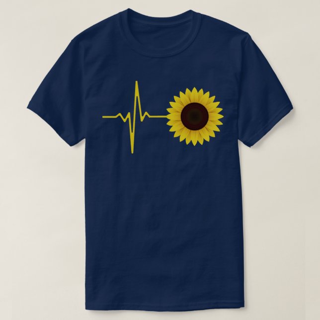 Camiseta Regalo de flor de girasol (Diseño del anverso)