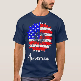 Camiseta Regalo de flor Sun de Estados Unidos