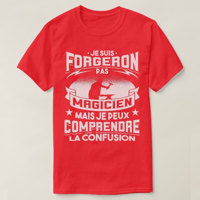 Camiseta Regalo de forja de herrero (Diseño del anverso)