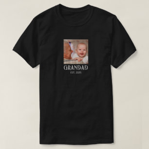 Camiseta Regalo de foto de cuando el abuelo llegó