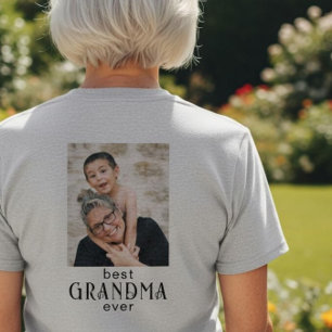 Camiseta Regalo de foto establecida de la abuela