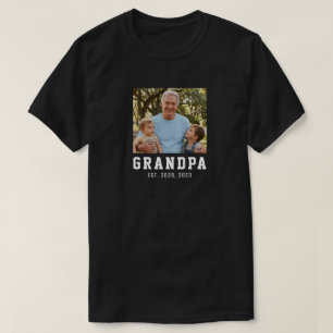 Camiseta Regalo de foto establecido por el abuelo 