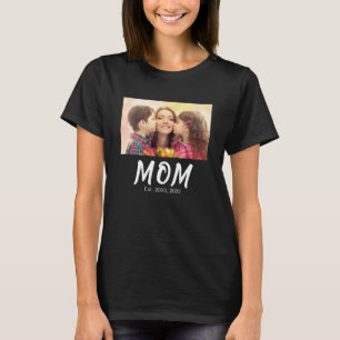 Camiseta Regalo de Foto Establecido por Mamá