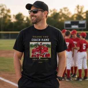 Camiseta Regalo de Foto para Entrenador Equipo Deportes
