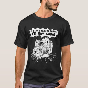Camiseta Regalo de fotografía con cámara para hombres y muj