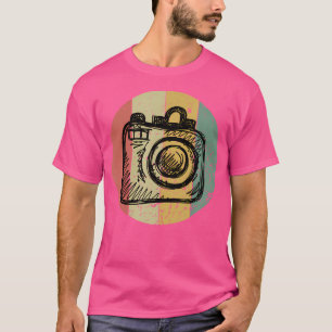 Camiseta Regalo de fotografía con cámara retro vintage para