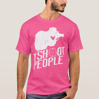 Camiseta Regalo de Fotografía de Personas que Disparo Fotóg