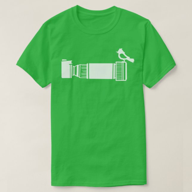 Camiseta Regalo de fotógrafo de aves (Diseño del anverso)