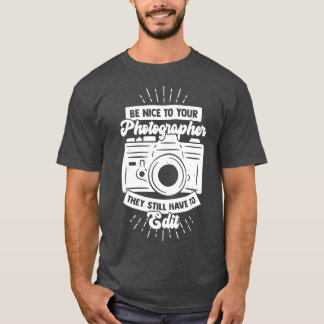 Camiseta Regalo de fotógrafo fotográfico