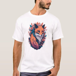 Camiseta Regalo de Fox Lovers - Pintura de Fox