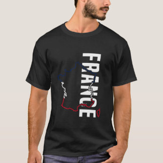 Camiseta Regalo de Francia Bandera Francesa Torre Eiffel Fr