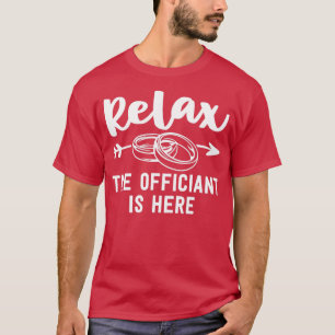 Camiseta Regalo De Funcionario De boda Para Hombres Minitor