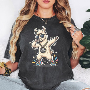 Camiseta Regalo de gafas de sol frescas para llama sin dram