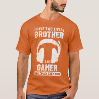 Camiseta Regalo de Gaming para hermano jugador