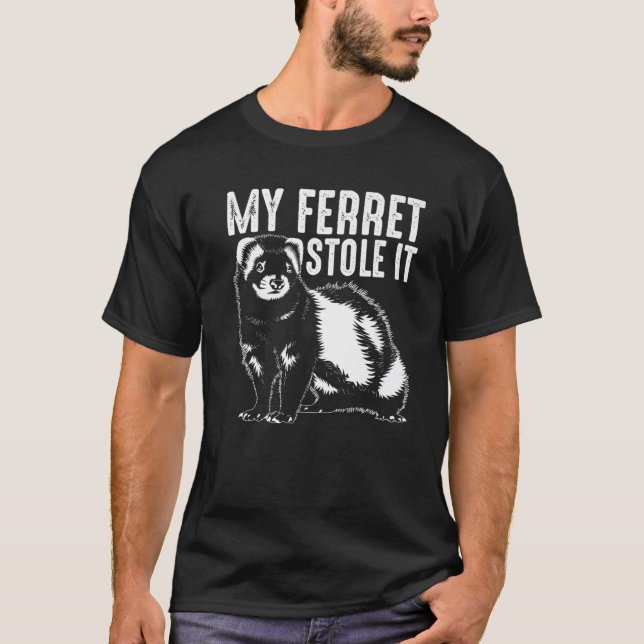 Camiseta Regalo de ganadería de ferret | Funny Love Polecat (Anverso)