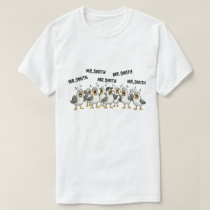 Camiseta Regalo de Ganso Tonto con Nombre de Maestro Person