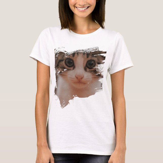Camiseta Regalo de gato adorable (Anverso)