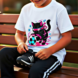 Camiseta Regalo de gato amante del fútbol cibernético diver