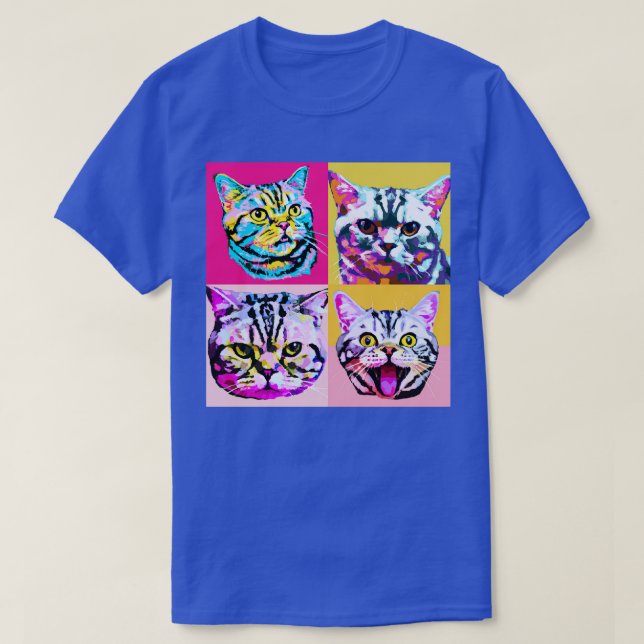 Camiseta Regalo de Gato de Arte Shorthair de Estados Unidos (Diseño del anverso)
