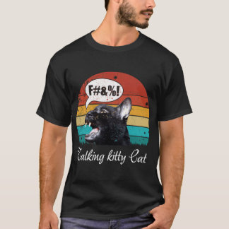 Camiseta Regalo de gato Kitty vintage retro chico