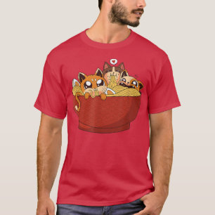 Camiseta Regalo de gato Ramen para hombres divertido para n