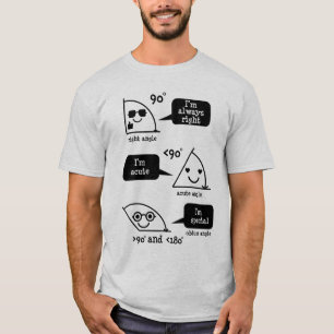 Camiseta Regalo de geometría de matemáticas de ángulo