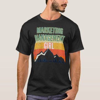 Camiseta Regalo de gestión de mercadotecnia para mujeres de