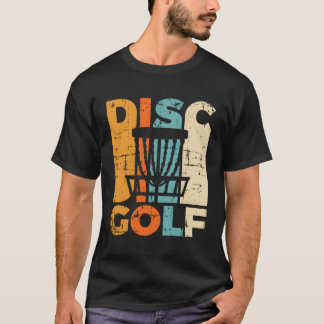 Camiseta Regalo de Golf con Disco Retro Golfista con Disco 