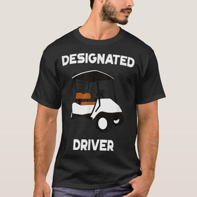 Camiseta Regalo de golf de divertidos carritos de golf para (Anverso)