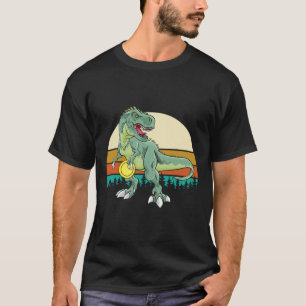 Camiseta Regalo de golfista de dinosaurio Dino retro T Rex