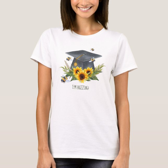 Camiseta Regalo de graduación de BEE - Divertido Me Estoy A (Anverso)