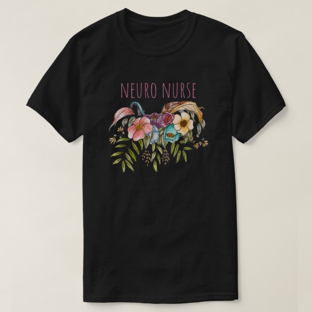 Camiseta Regalo De Graduación De Enfermeras Neuro Para Muje (Diseño del anverso)