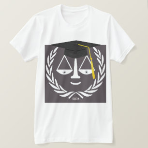 Camiseta Regalo de Graduación de Facultad de Derecho