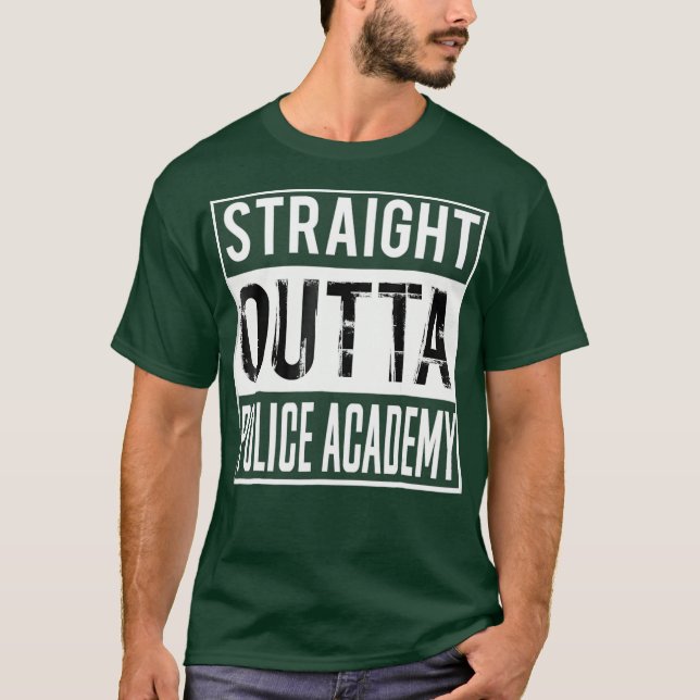 Camiseta Regalo de graduación de la Academia de Policía Dir (Anverso)