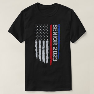 Camiseta Regalo De Graduación De La Bandera Estadounidense 