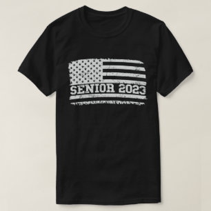 Camiseta Regalo De Graduación De La Bandera Estadounidense 