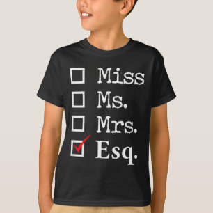 Camiseta Regalo de graduación de la facultad de derecho par