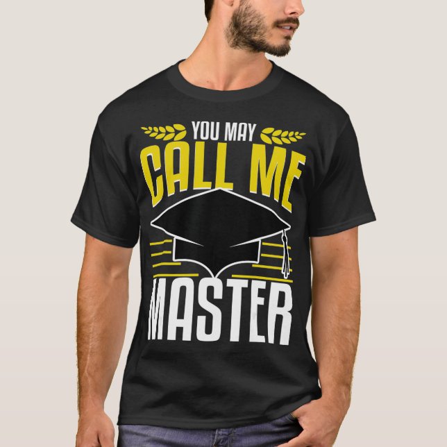 Camiseta Regalo de graduación de máster ahora me llama Funn (Anverso)