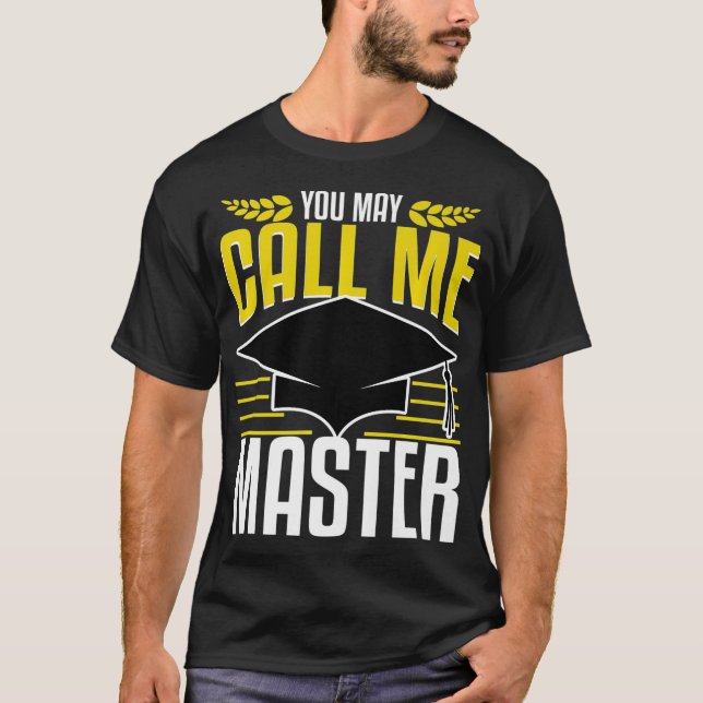 Camiseta Regalo de graduación de máster ahora me llama Funn (Anverso)