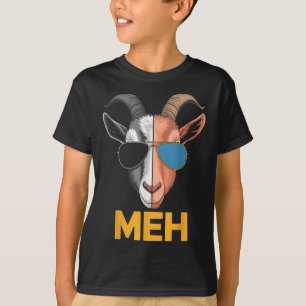 Camiseta Regalo de granjero de cabra Meh Funny Goat Lover