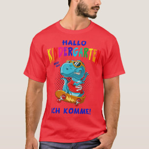 Camiseta Regalo de guardería Dinosaur TRex Niño Skater Dino