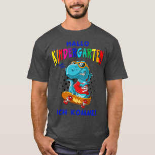 Camiseta Regalo de guardería Dinosaur TRex Niño Skater Dino