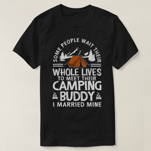 Camiseta Regalo De Guay Camping Buddies Para Hombres Mujere (Diseño del anverso)